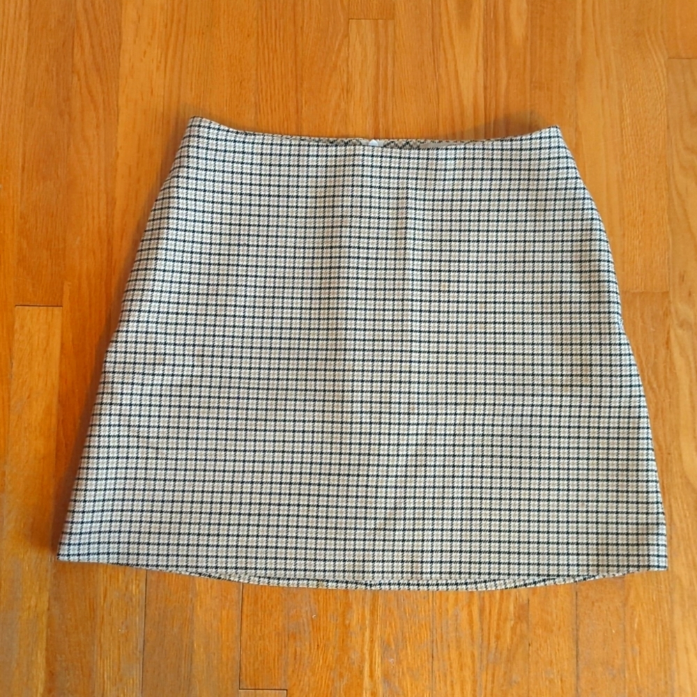 Aritzia Wilfred Check Skirt